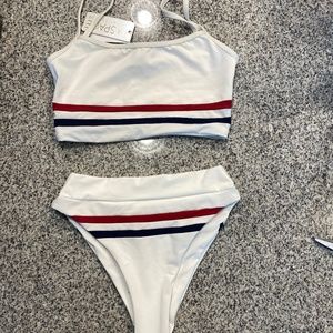 L*SPACE HIGH WAISTED SWIMSUIT XS